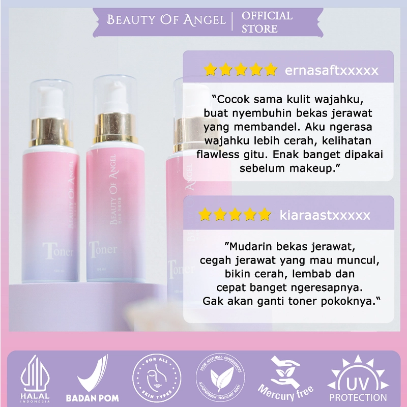 Product image Collagen Facial Hydrating Toner 100 ml BOA with Aloevera Extract Niacinamade Melembapkan & Menyeimbangkan Ph Kulit BPOM Beauty Of Angel all variant all variant